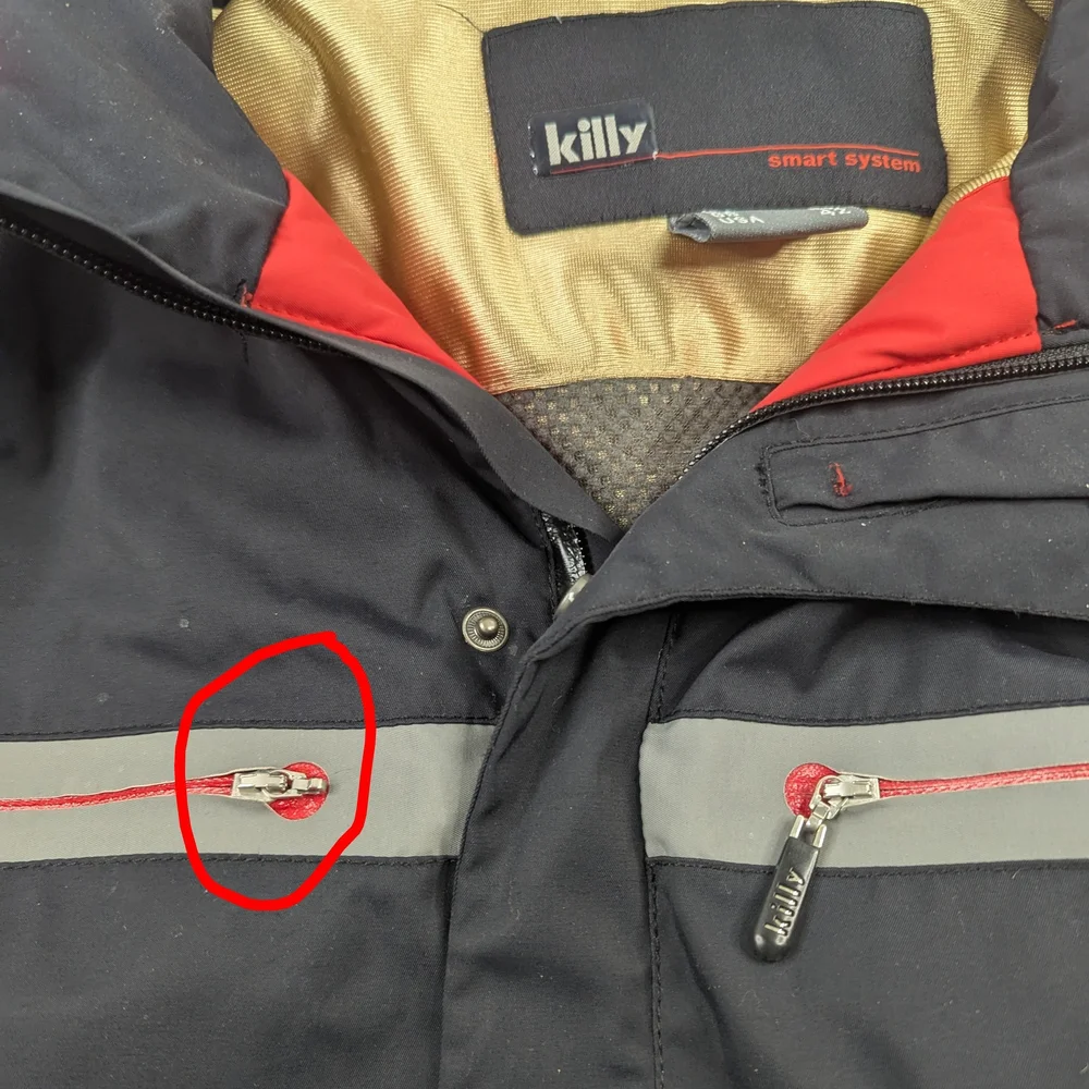 Killy Smart System Ski/Snowboard Jacket Black, Red, Grey Men's 42‎ - Picture 5 of 15